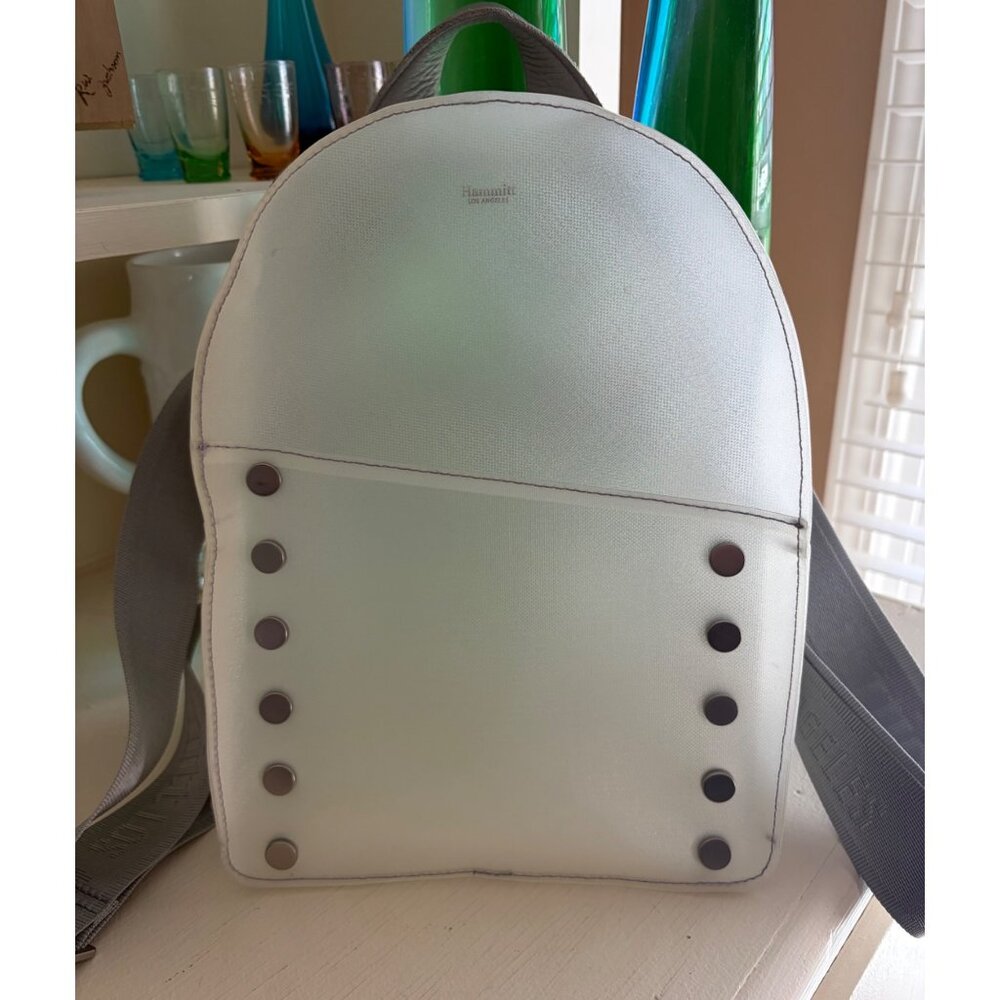 Hammitt Los Angeles Bag Hunter Medium Marshmallow Backpack - Picture 3 of 16